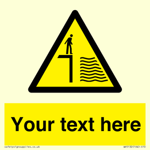 Custom Deep Water Sign